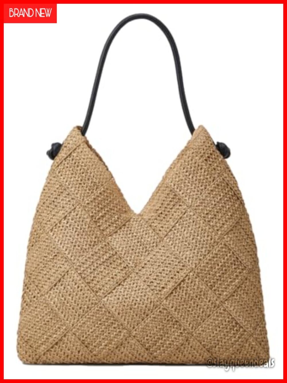Straw Woven Hobo Bag for Women Beach Tote Handbag